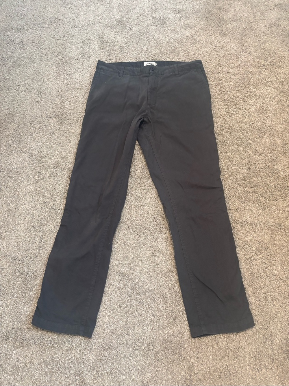 Taylor Stitch Charcoal Democrat Pants